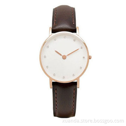 Plating Rose Gold Women's Diamond Stainless Steel WatchesNew
